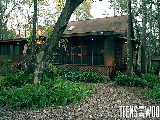 Teen Alex Blake gets tied and fucked in the woods