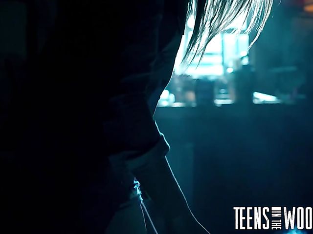 Teen Alex Blake gets tied and fucked in the woods