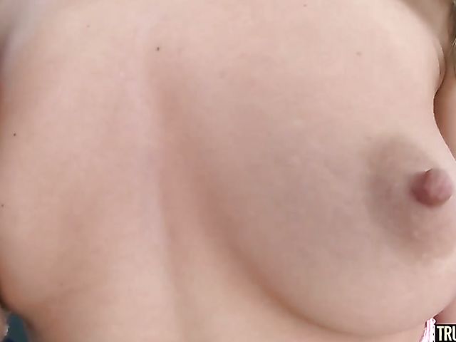 Oily anal sex with teen chick Lily Adams