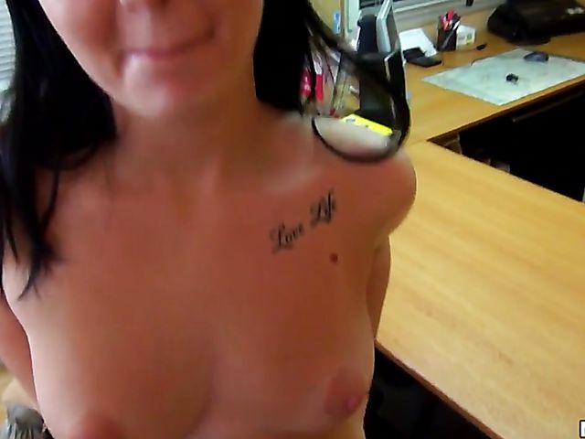 POV sex with easy going brunette Tara Tattoo