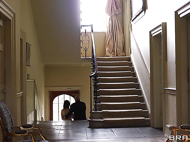 Lesbian mistress Sophia Knight and her new big titty slave Antonya