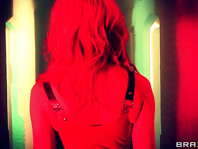 Lesbian mistress Sophia Knight and her new big titty slave Antonya