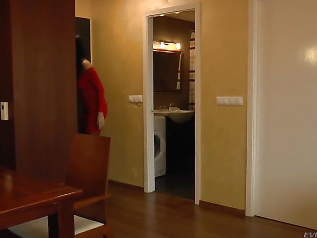 Ania Kinski - Brunette MILF anal in lingerie