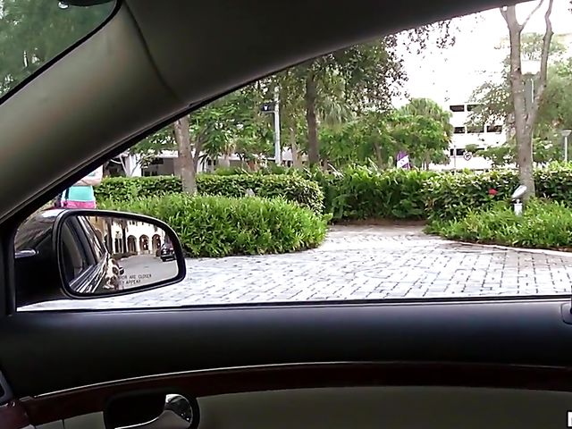 Busty redhead teen Rainia Belle gets boned in the car