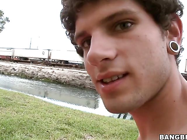 AJ Estrada - Mexican teen footjob outdoors