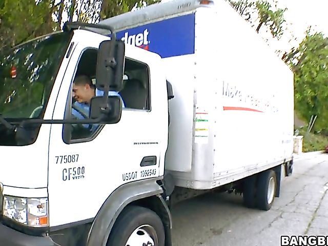 Big tit ebony Princess gets a taste of a white pole