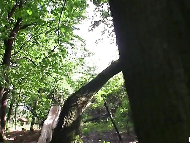 POV outdoor banging for cash with Jana