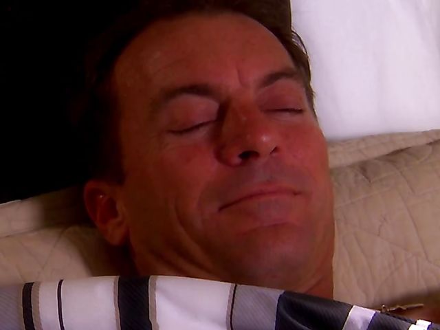 Carmen Hart in black boots and lingerie rides a cock in bed