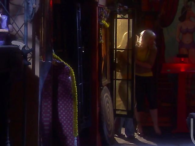 Blonde lesbian women Adrianna Nicole and Kelly Wells go crazy with toys