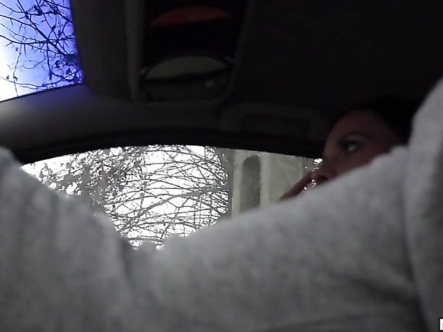 Car fuck with slut in stockings Vicky Love 