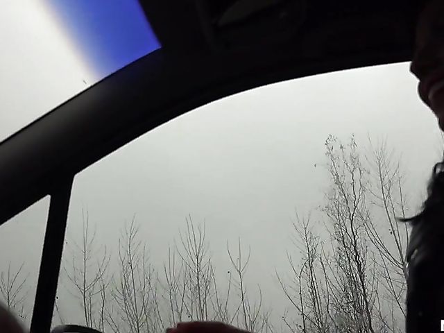 Car fuck with slut in stockings Vicky Love 