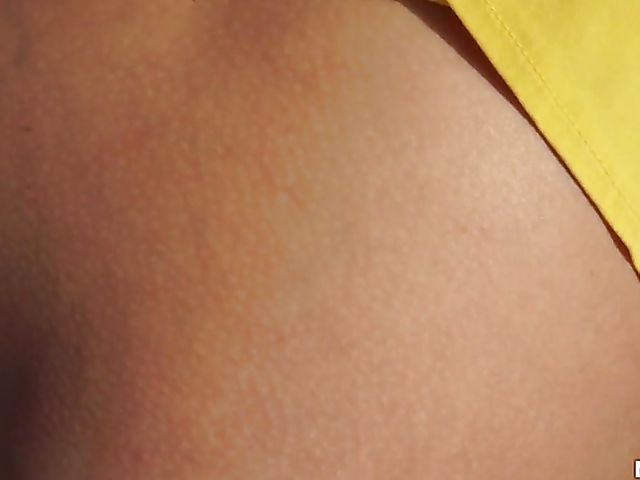 Rooftop sex with busty Czech mommy Enza