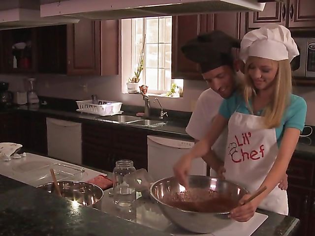 Teen cute girl Nicole Ray gets banged by Chef