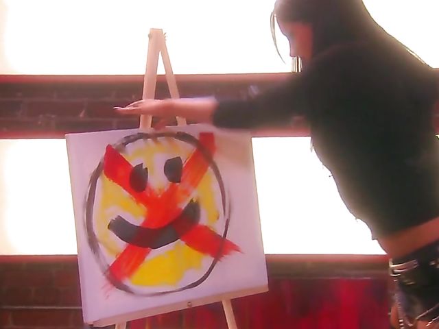 Dirty lesbian painter Alektra Blue drills Sammie Rhodes ass