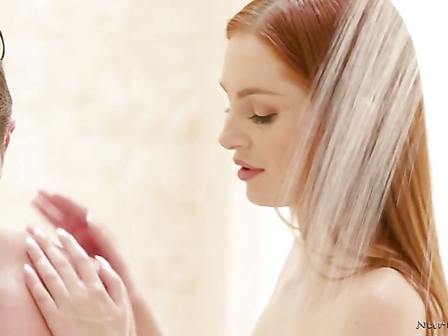 Nuru fuck with amazing redhead Maya Kendrick