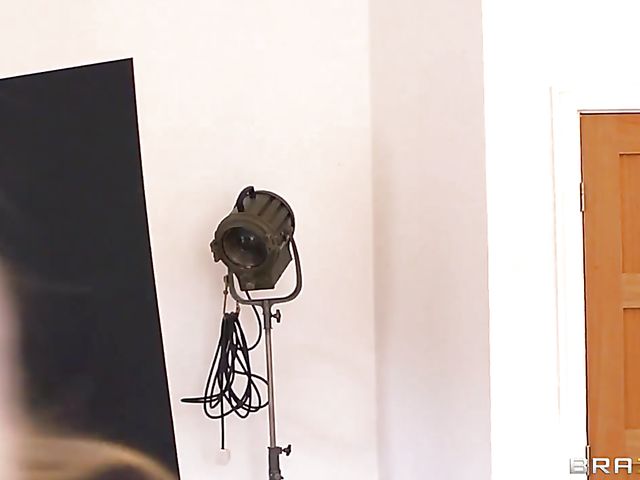 College blonde Carla Cox loves it big