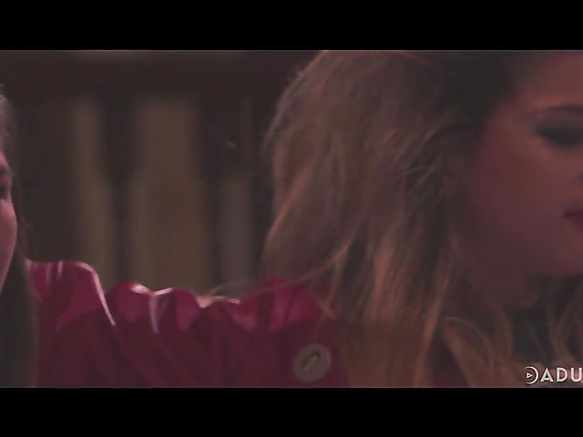 Lesbian twins go wild with skanky Kristen Scott