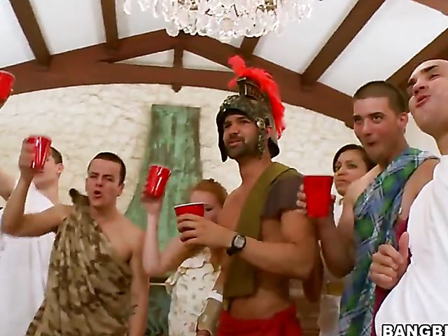 College sex party with busty pornstars 