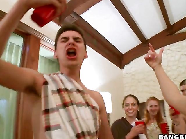 College sex party with busty pornstars 