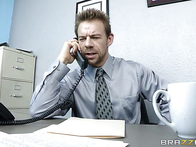 Busty office slut Diamond Foxxx is in need