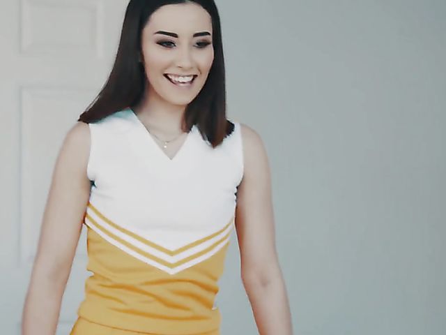 Aria Lee - Cheerleader interracial surprise