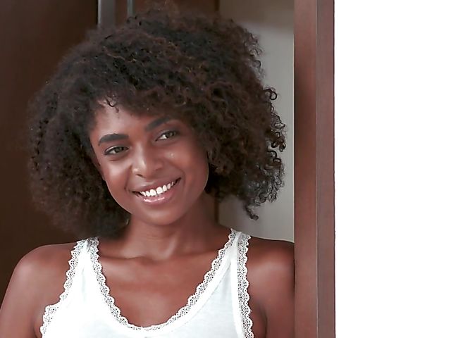 Interracial lesbian breakfast with Emma Button and Luna Corazon