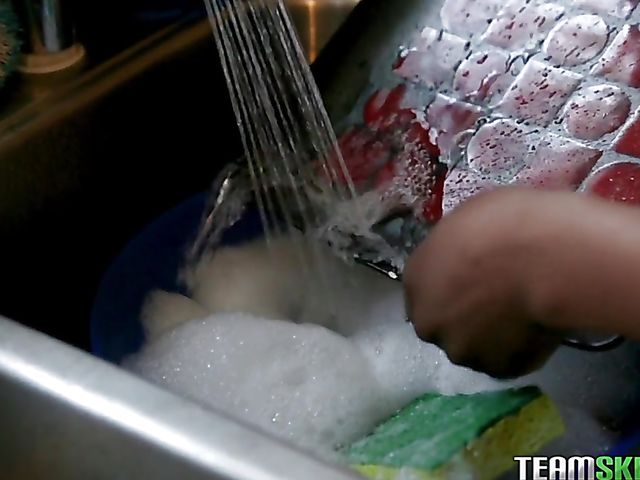 African teen Lala Ivey gets banged by her friend's dad