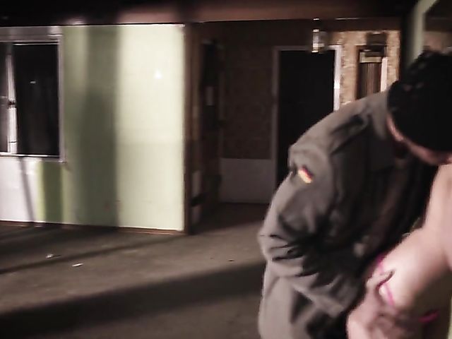 Whitney Wright & Eliza Jane - Schoolgirl threesome with a hard drinker