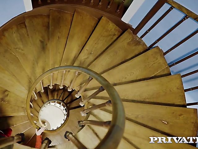 Schoolgirl Scarlett Knight gets her pink pussy plowed 