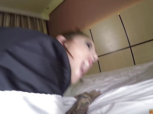 Pantyhose fuck with tattooed maid Angel Wicky