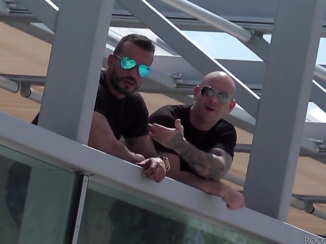 Luna Melba - Redhead DP with Rocco's pals