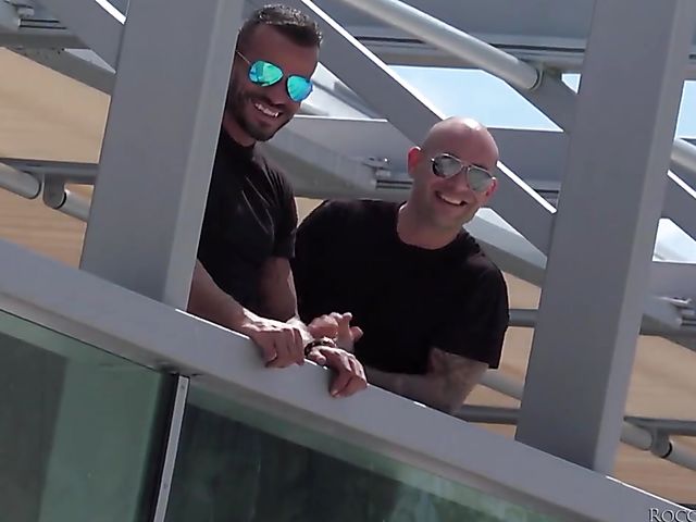 Luna Melba - Redhead DP with Rocco's pals