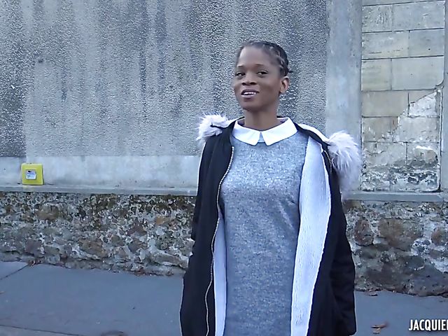 Skinny black girl Imani gets screwed by a white man