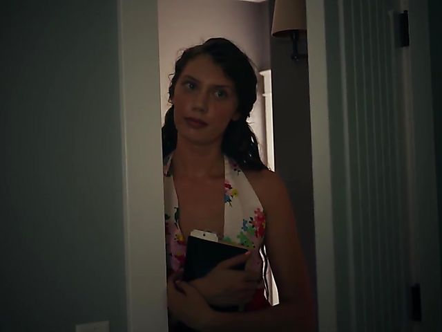 Flat chested teen Elena Koshka can see the future