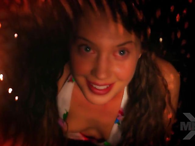 Flat chested teen Elena Koshka can see the future