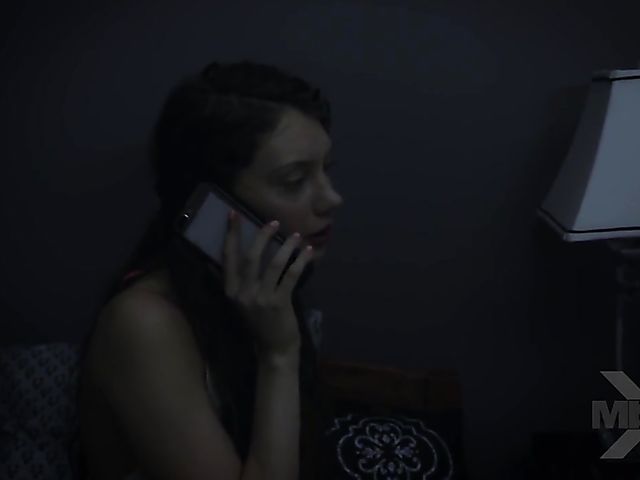 Flat chested teen Elena Koshka can see the future