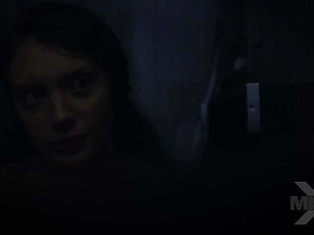 Flat chested teen Elena Koshka can see the future