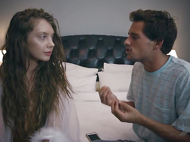 Flat chested teen Elena Koshka can see the future