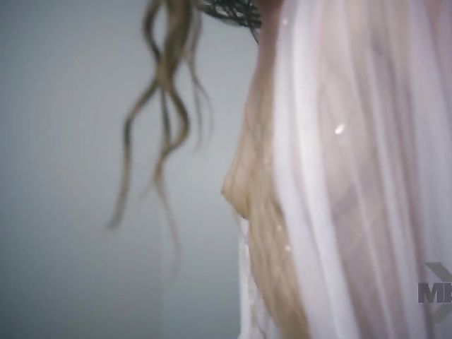 Flat chested teen Elena Koshka can see the future