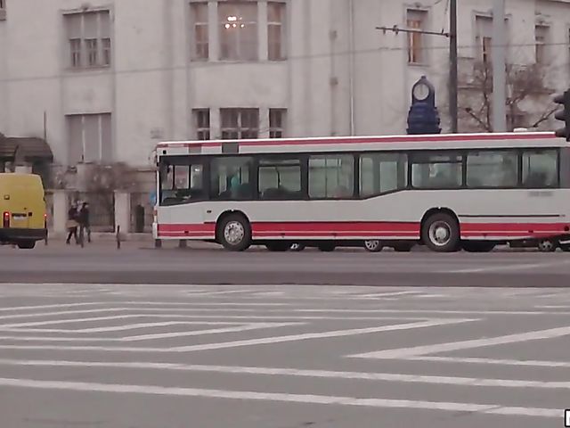 Public bus sex with seductive girl Bonnie