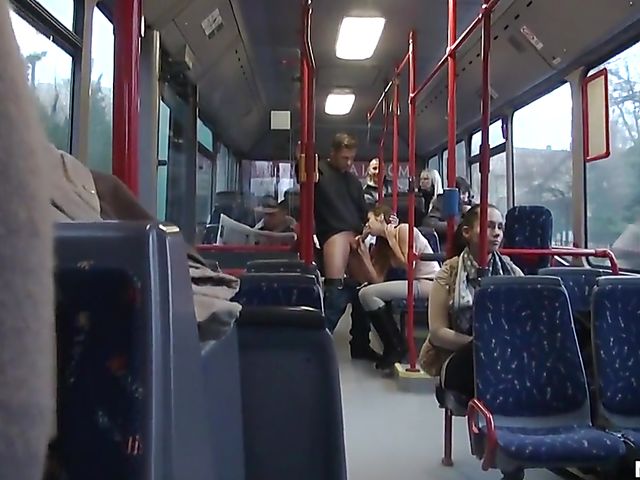 Public bus sex with seductive girl Bonnie