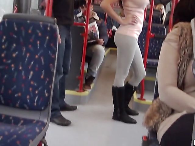 Public bus sex with seductive girl Bonnie