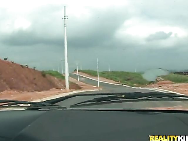 Brazilian interracial shagging by the pool with anal loving Vick