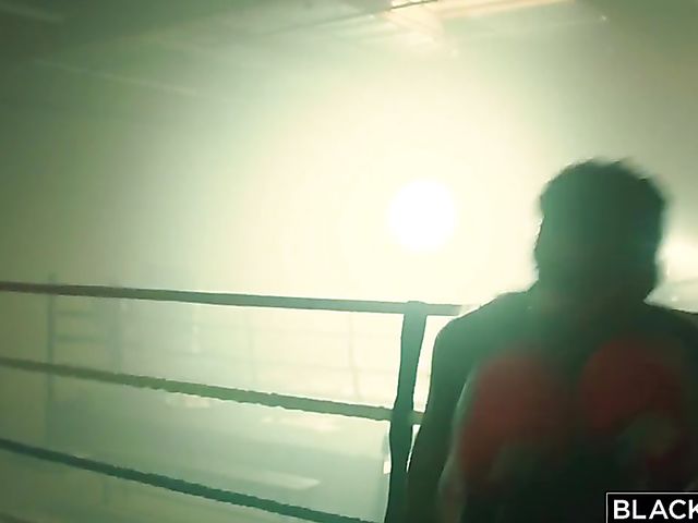 Two black cocks for hot reporter Tori Black in the gym