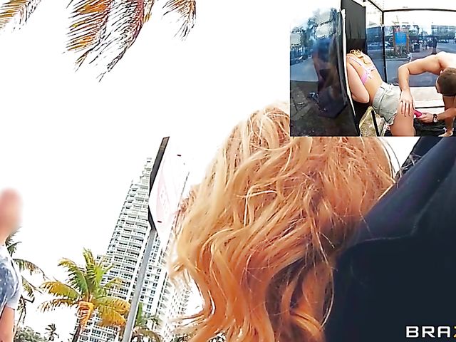 Public sex in the downtown with Alexis Monroe