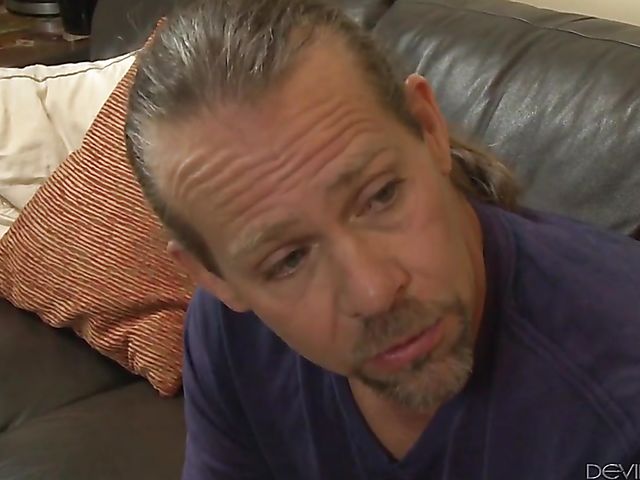 Big tits asian stepdaughter Mia Rider gets throated and fucked