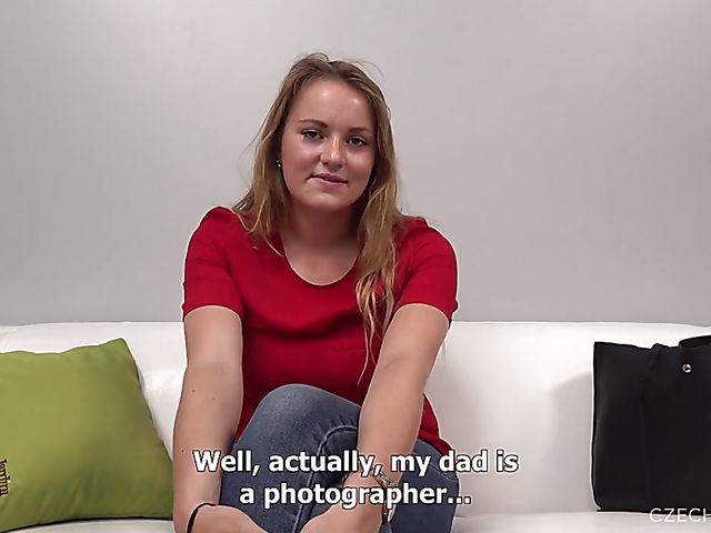 Chubby teen Tereza wants to try porn in her 19