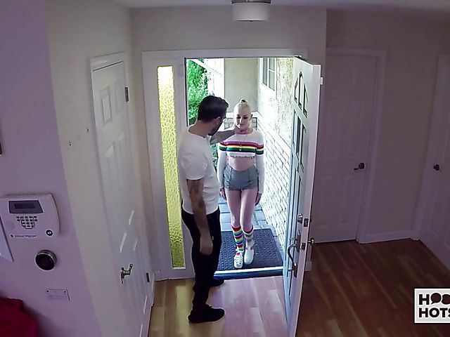 Melody Parker - Teen gagging and getting rammed