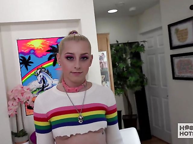 Melody Parker - Teen gagging and getting rammed