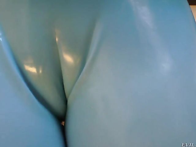 Melody Jordan - Latex camel toe and ass exposure